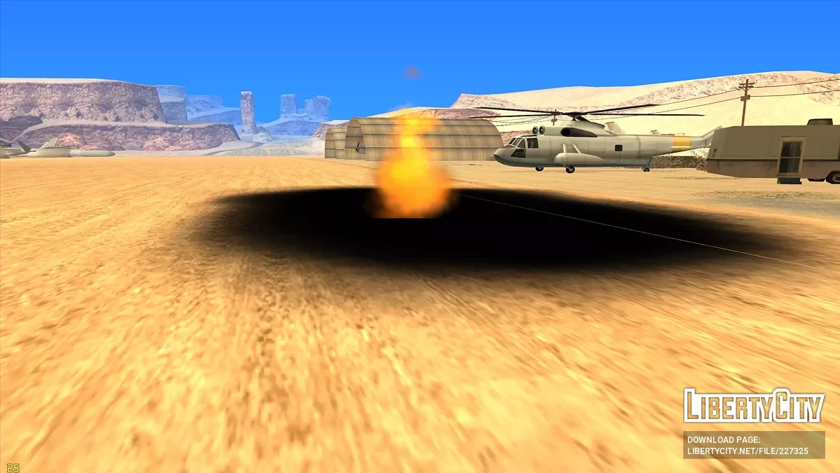 Авіаудар з вертольота / GTA San Andreas