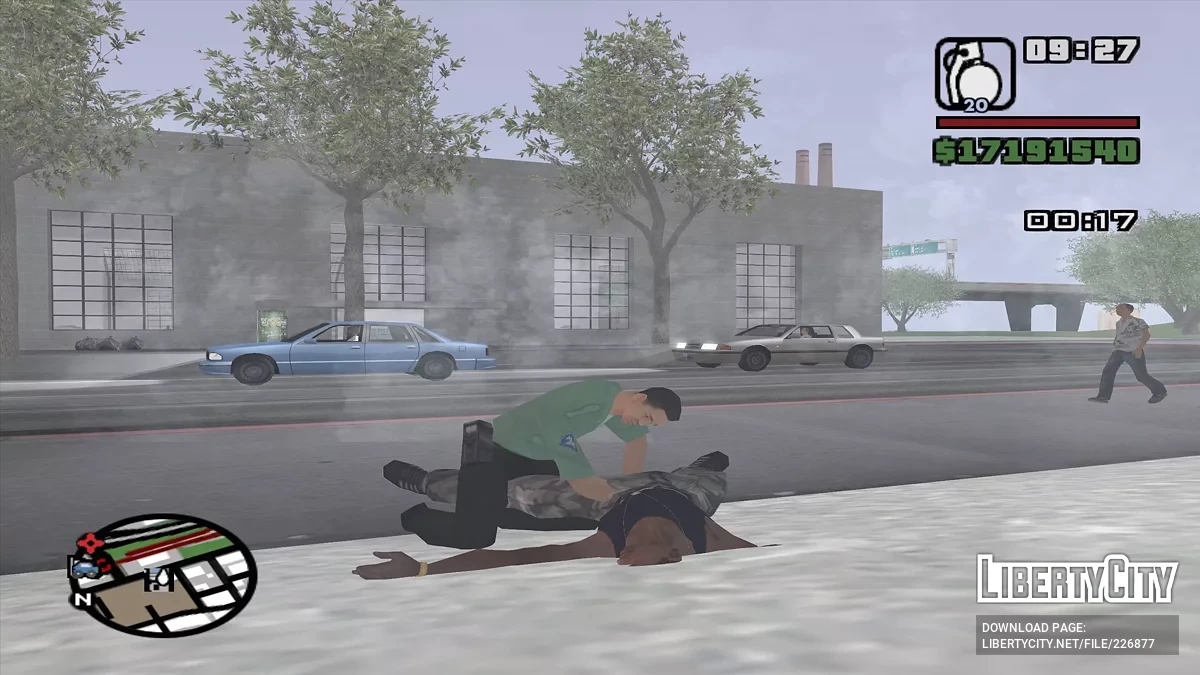 Швидка допомога реанімує Сі-Джея / GTA San Andreas