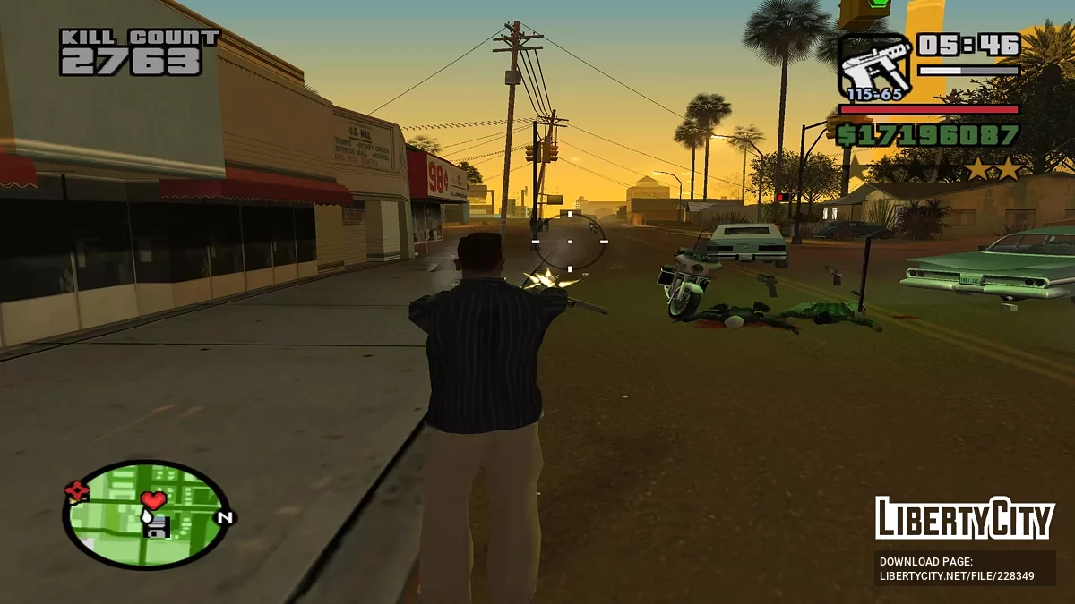 Contador de muertes en pantalla / GTA San Andreas