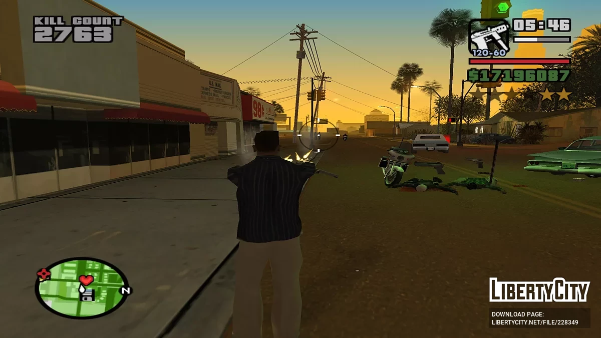 Contador de muertes en pantalla / GTA San Andreas