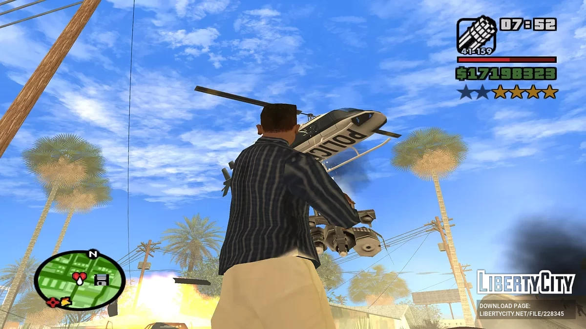 Effets de dégâts à l'écran / GTA San Andreas