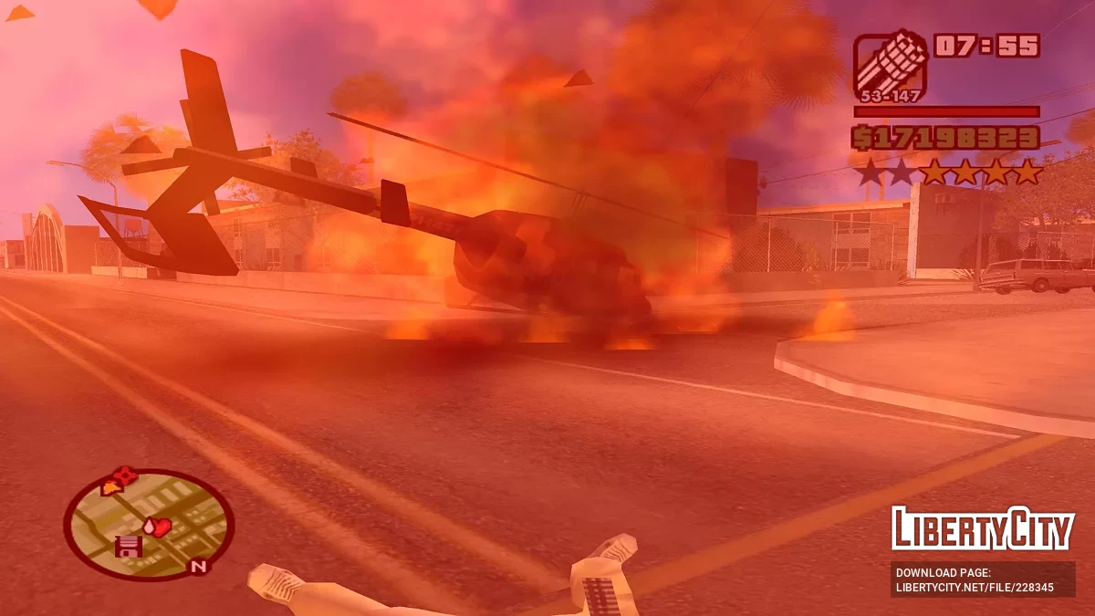Effets de dégâts à l'écran / GTA San Andreas