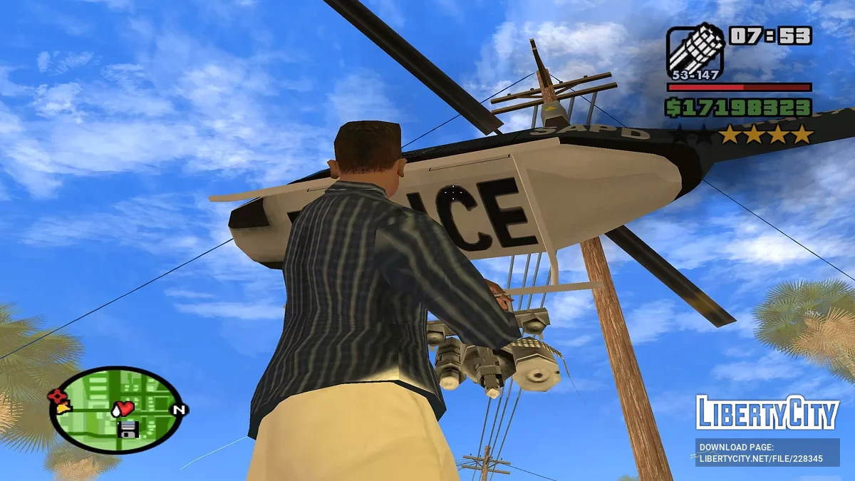 Effets de dégâts à l'écran / GTA San Andreas