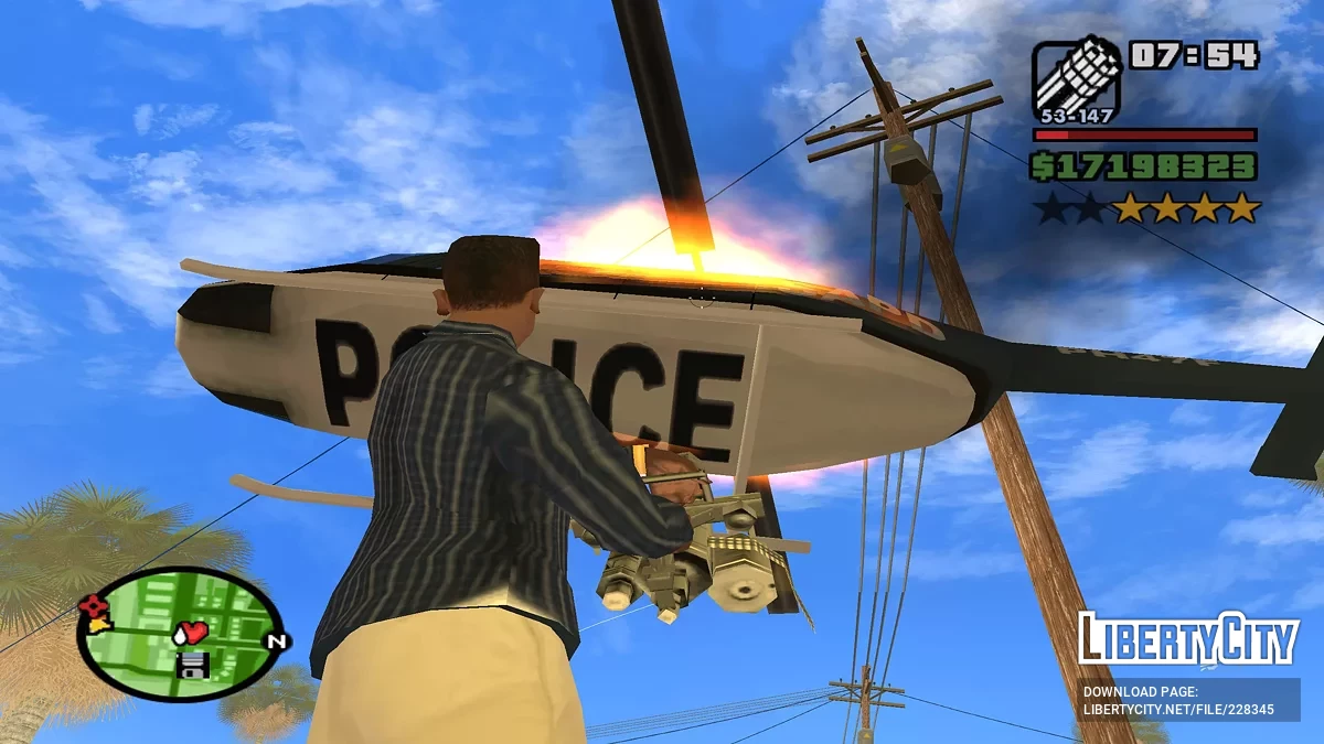 Effets de dégâts à l'écran / GTA San Andreas