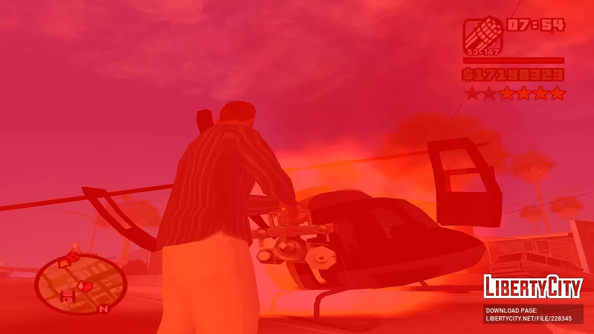 Effets de dégâts à l'écran / GTA San Andreas