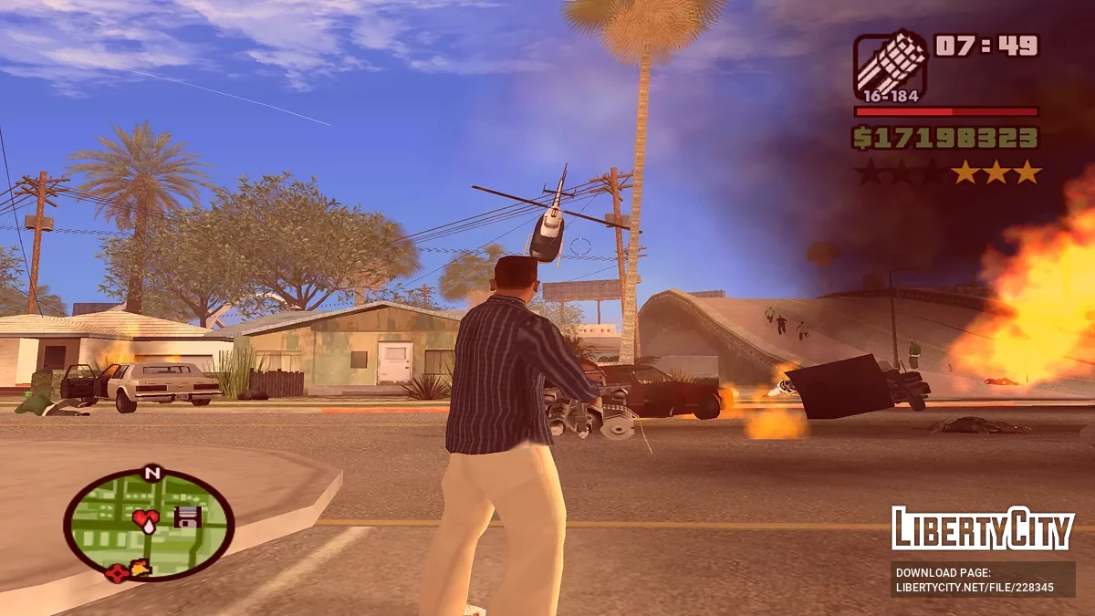 Effets de dégâts à l'écran / GTA San Andreas