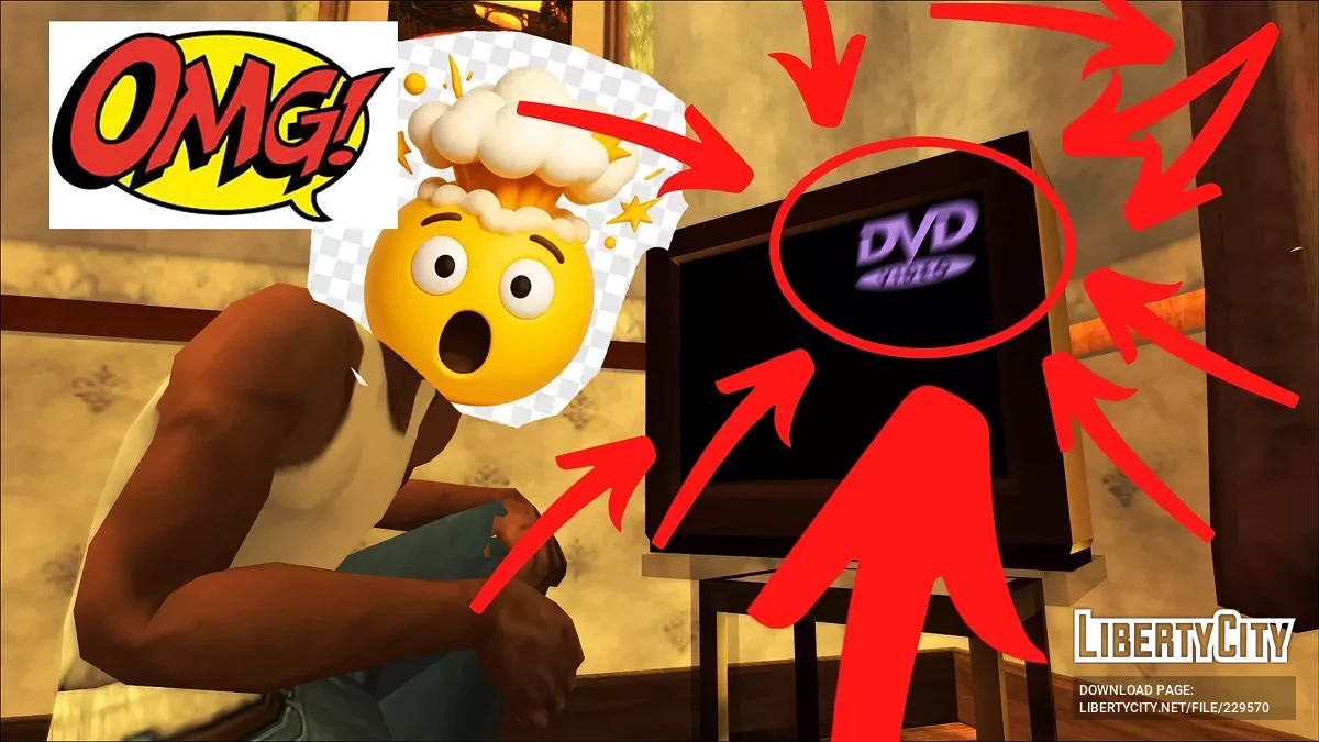Wygaszacz ekranu DVD Logo / GTA San Andreas