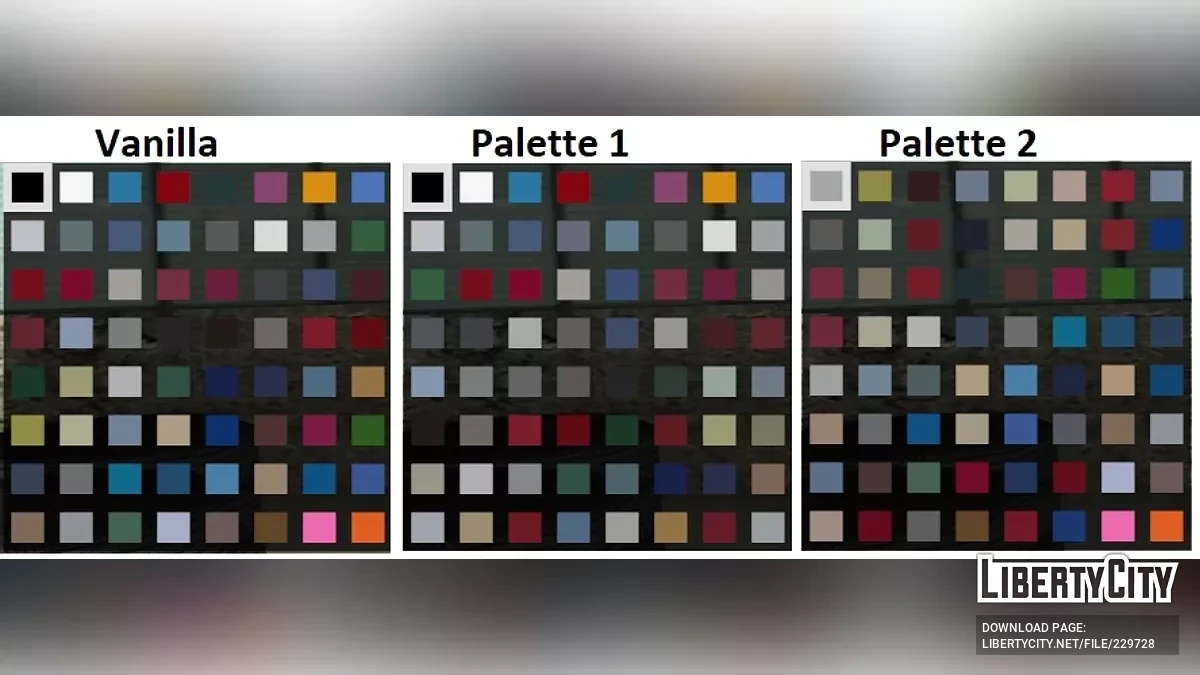 Palette Switcher / GTA San Andreas