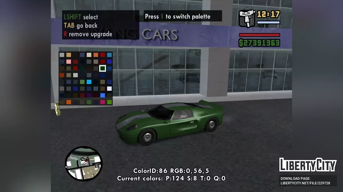 Palette Switcher / GTA San Andreas