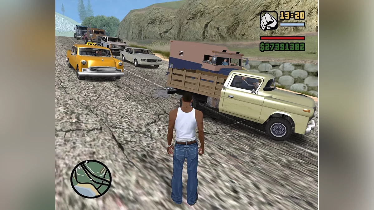 Cores aleatórias para carros na estrada / GTA San Andreas