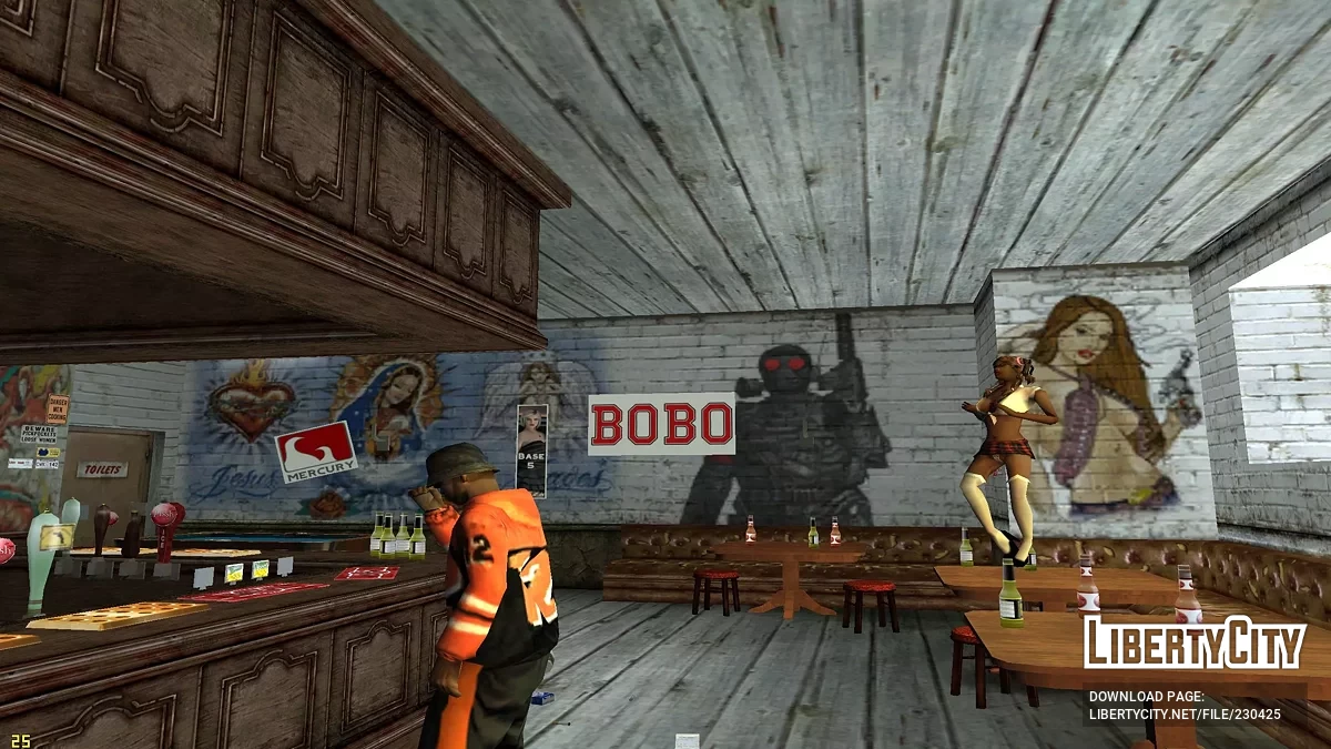 Danseuses au bar Ten Green Bottles / GTA San Andreas