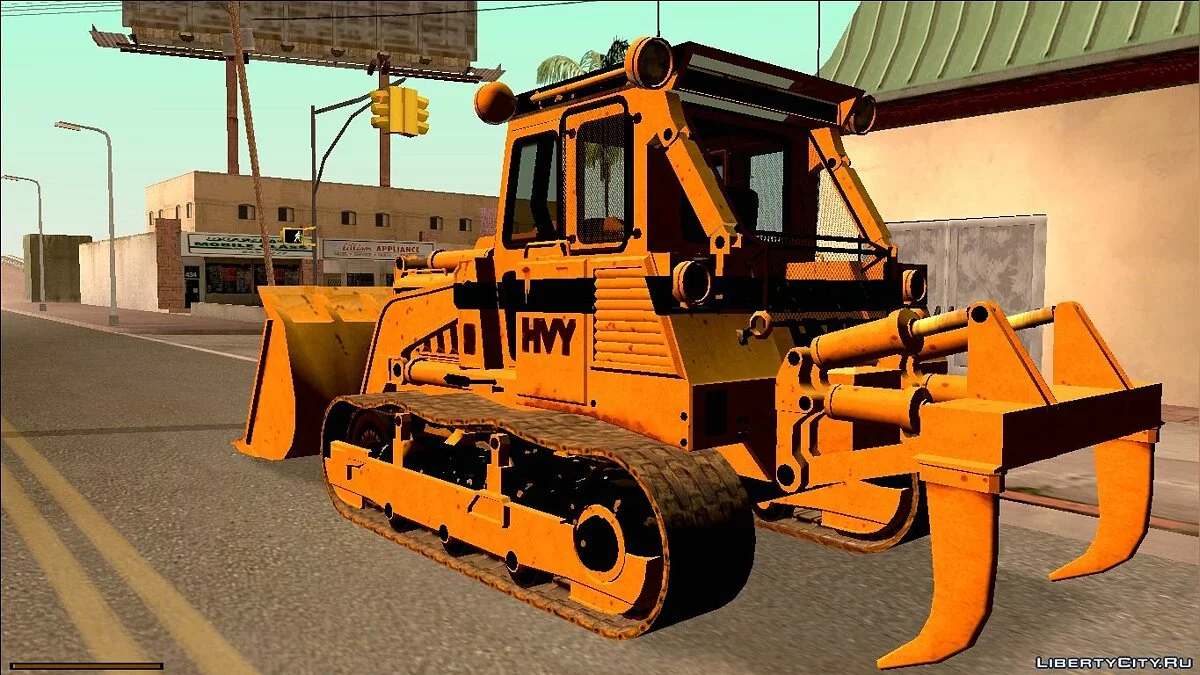 HVY Bulldozer GTA V Generasi Selanjutnya / GTA San Andreas