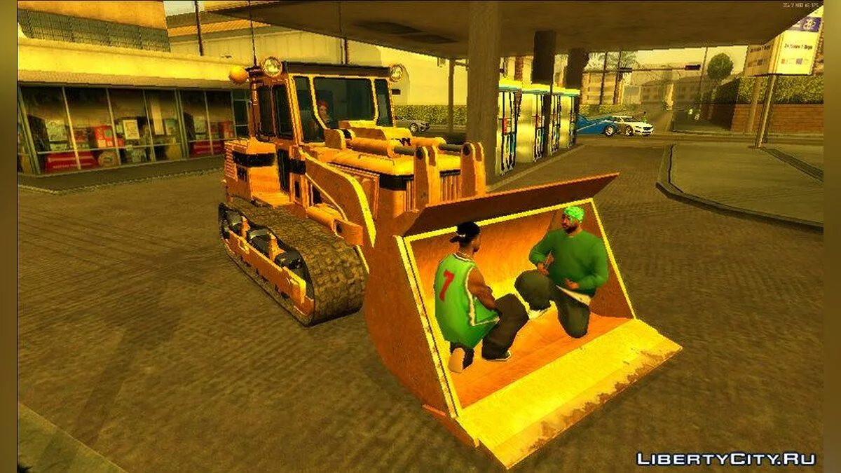 Bulldozer from GTA 5 / GTA San Andreas