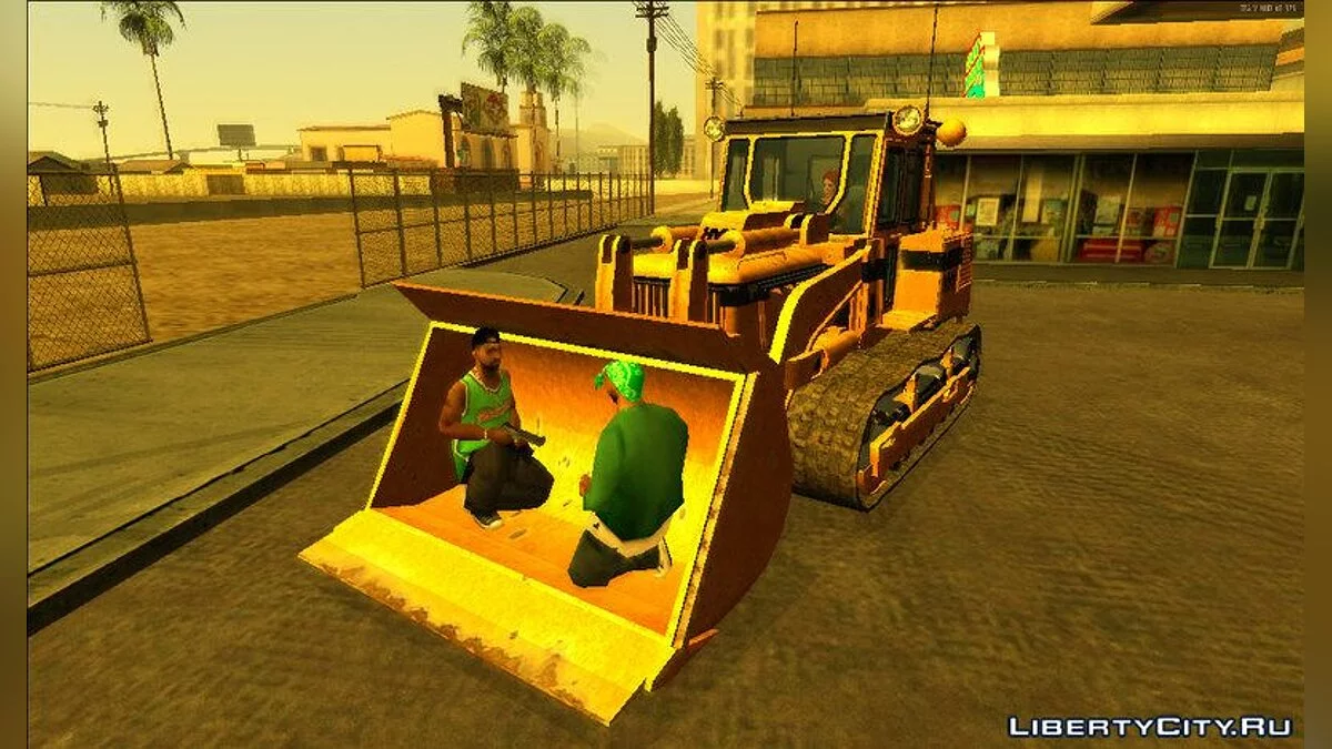 Bulldozer from GTA 5 / GTA San Andreas