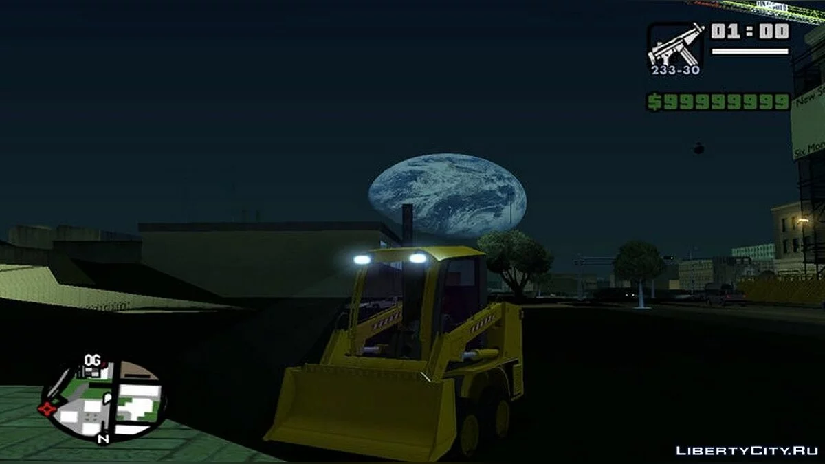 Excavateur du jeu Digger Simulator / GTA San Andreas