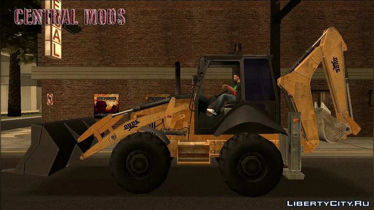 Excavator-Loader CAT / DUDE / GTA San Andreas