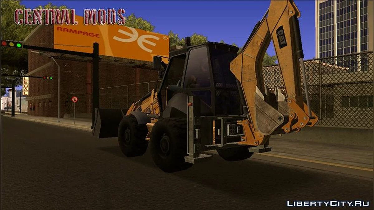 Excavator-Loader CAT / DUDE / GTA San Andreas