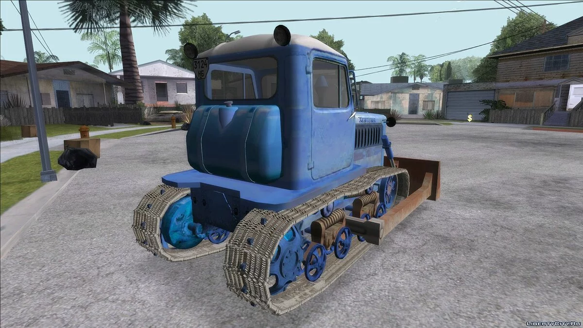 Bulldozer Berbasis DT-75 Kazakhstan / GTA San Andreas