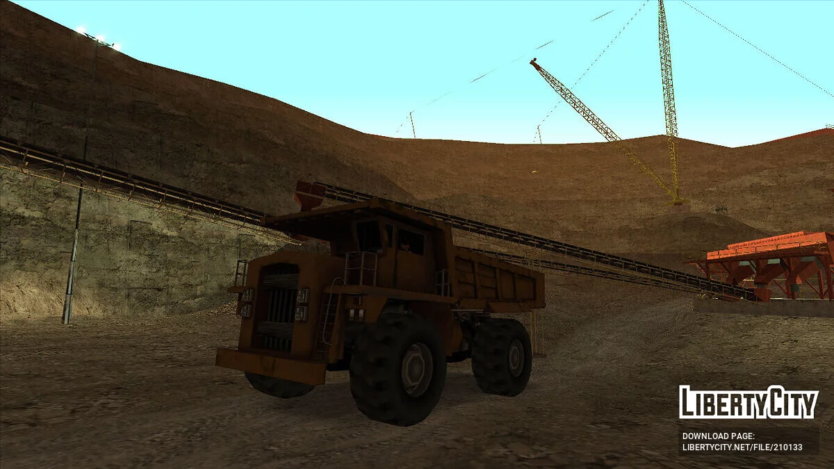 Dumper Truck with new texture / GTA San Andreas