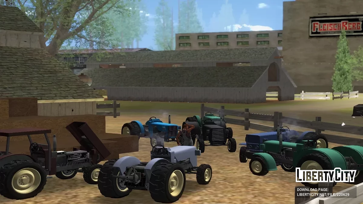 Jack Sheepe Tractor (GTA V / Online) [Only Vehfuncs] / GTA San Andreas