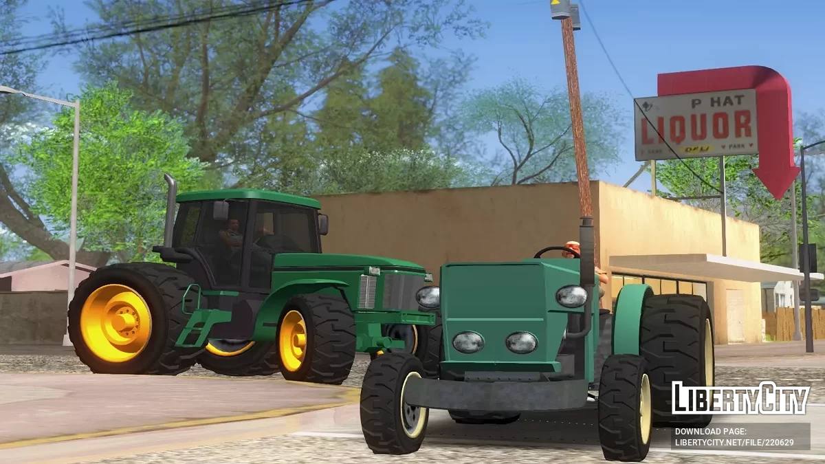 Jack Sheepe Tractor (GTA V / Online) [Only Vehfuncs] / GTA San Andreas