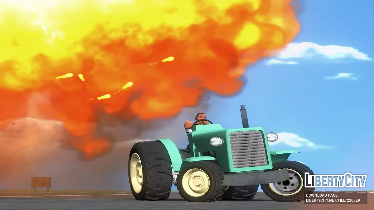 Jack Sheepe Tractor (GTA V / Online) [Only Vehfuncs] / GTA San Andreas