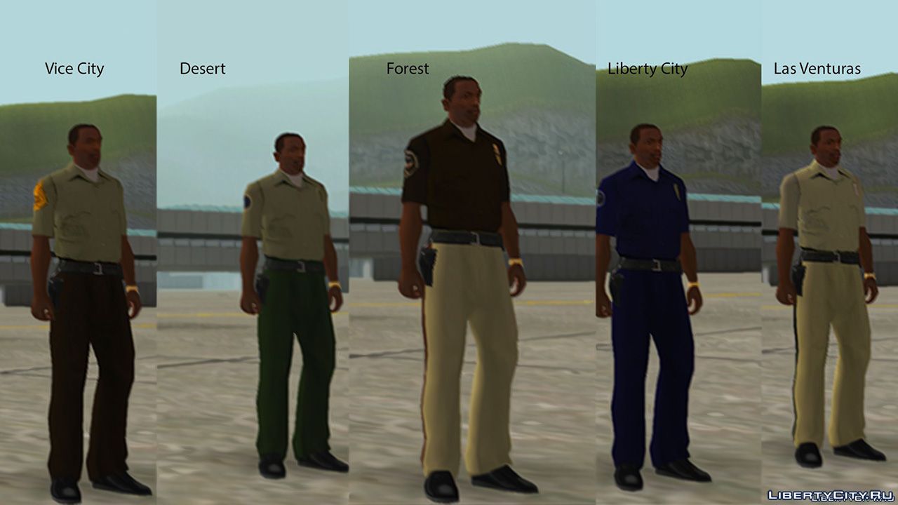 Download New police uniforms for GTA San Andreas