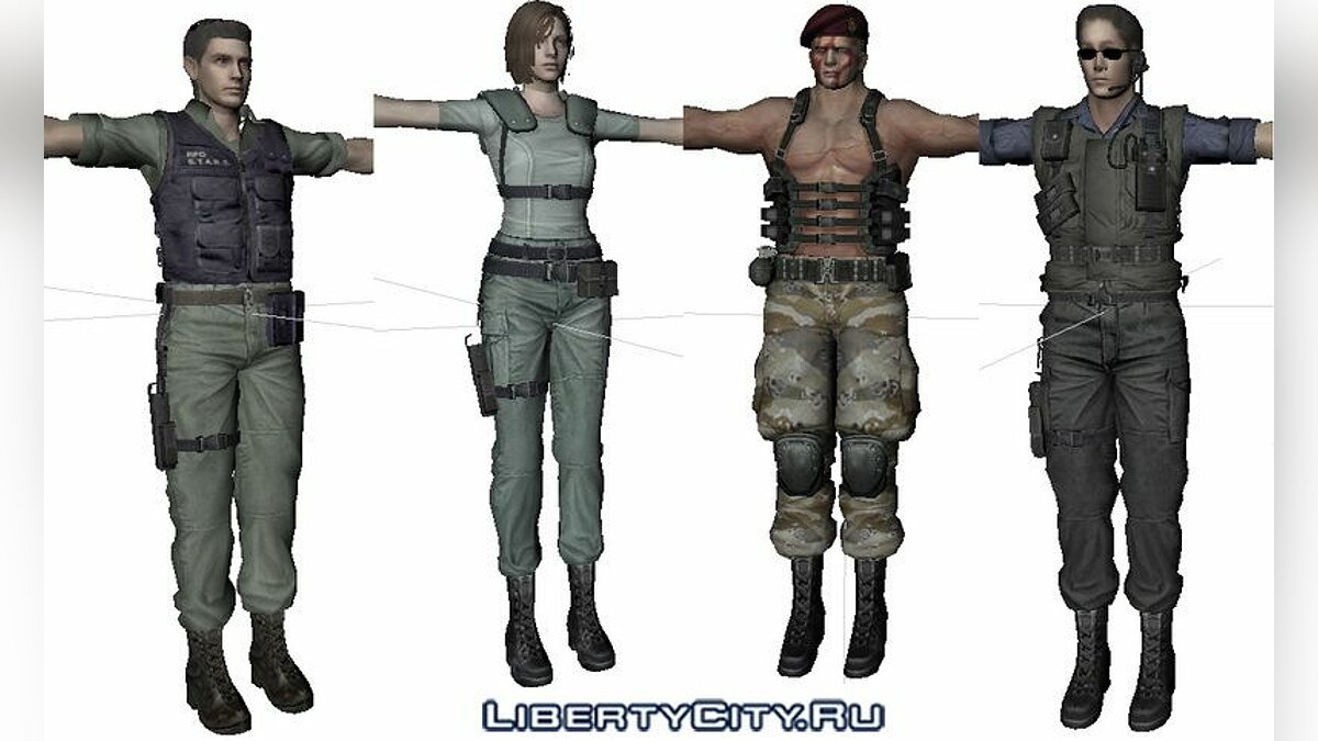 GTA San Andreas Resident Evil 4 Remake Jack Krauser Mod 