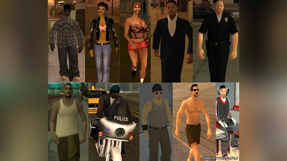 GTA San Andreas Mediatr [GTA:SA Skin Beta] Mod 