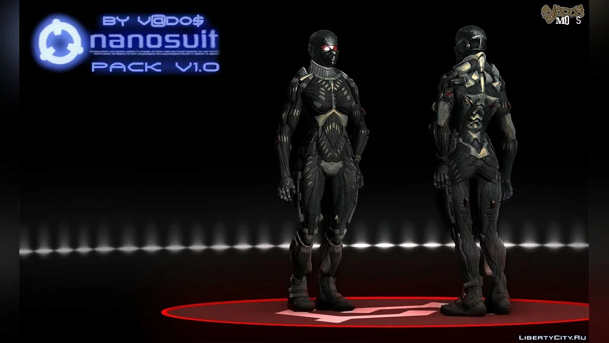 Crysis Nanosuit - сборник скинов / جي تي إيه سان أندرياس