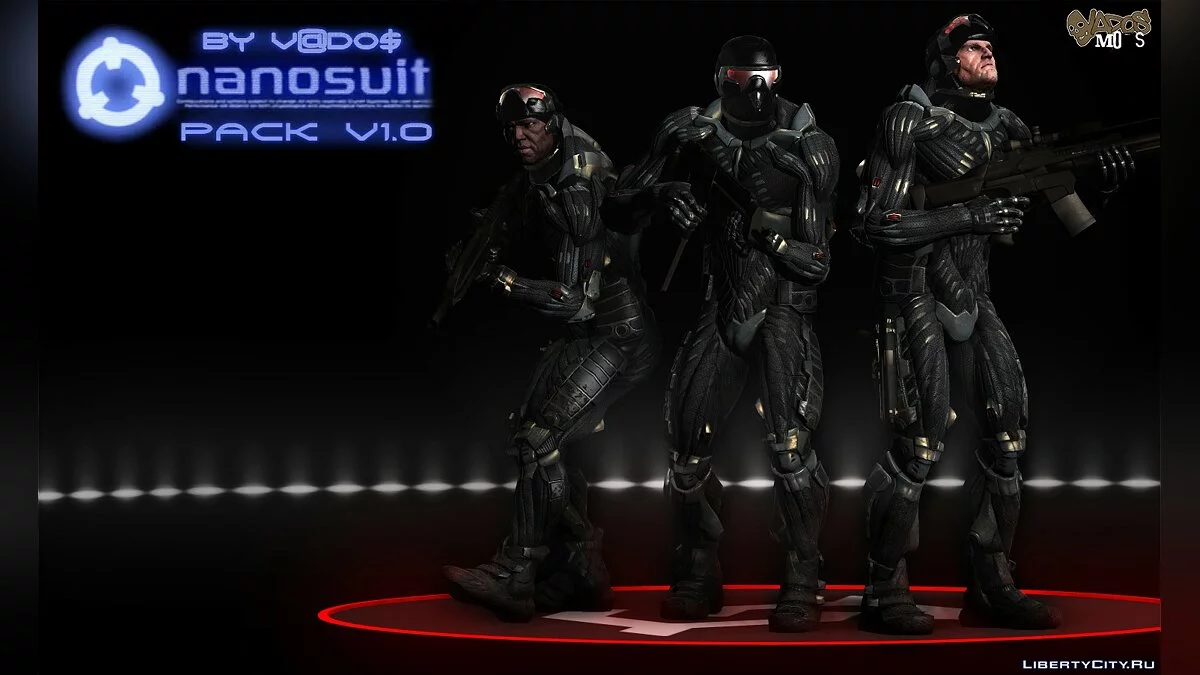 Crysis Nanosuit - сборник скинов / جي تي إيه سان أندرياس