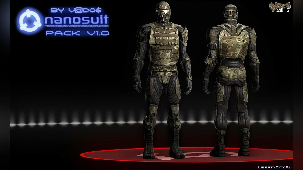 Crysis Nanosuit - сборник скинов / جي تي إيه سان أندرياس
