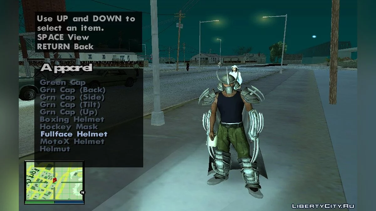 Shredder's Outfit from TMNT OotS / GTA San Andreas