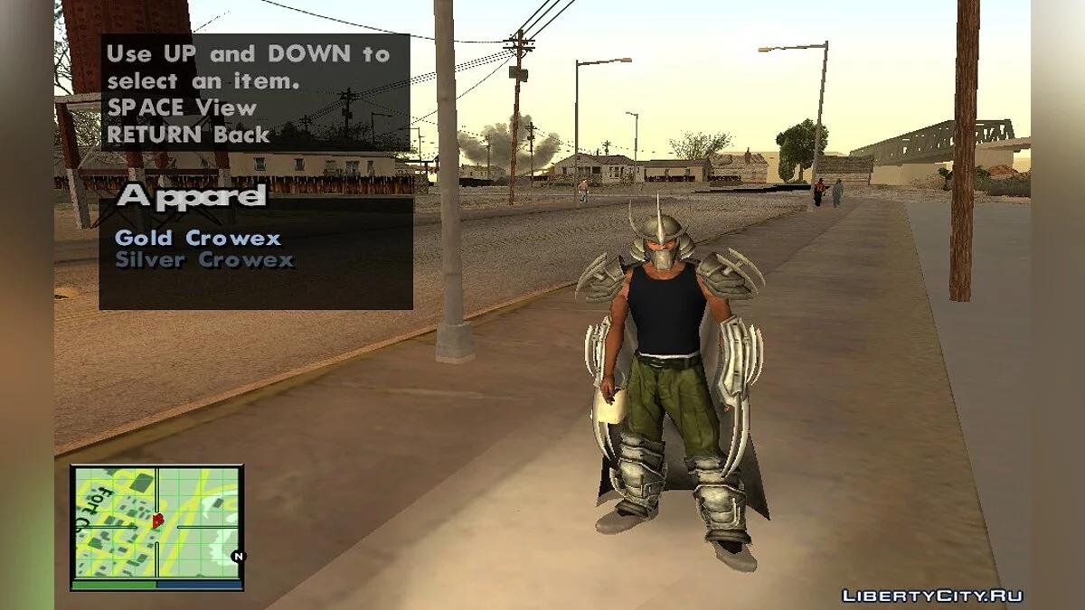 Shredder's Outfit from TMNT OotS / GTA San Andreas