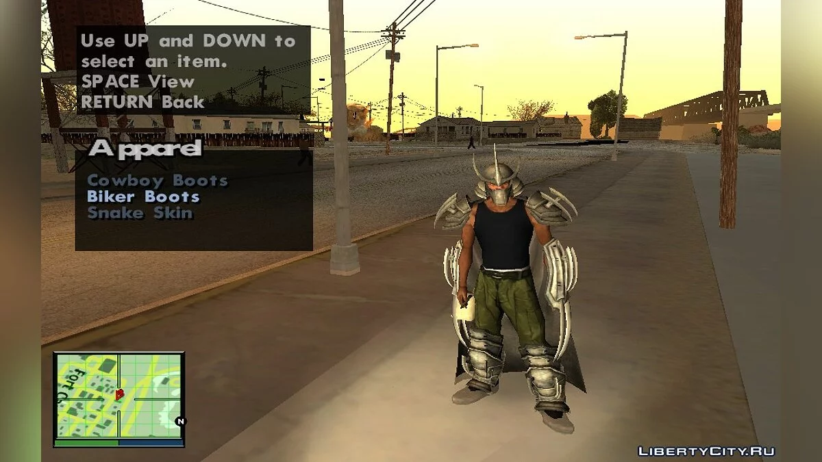 Shredder's Outfit from TMNT OotS / GTA San Andreas