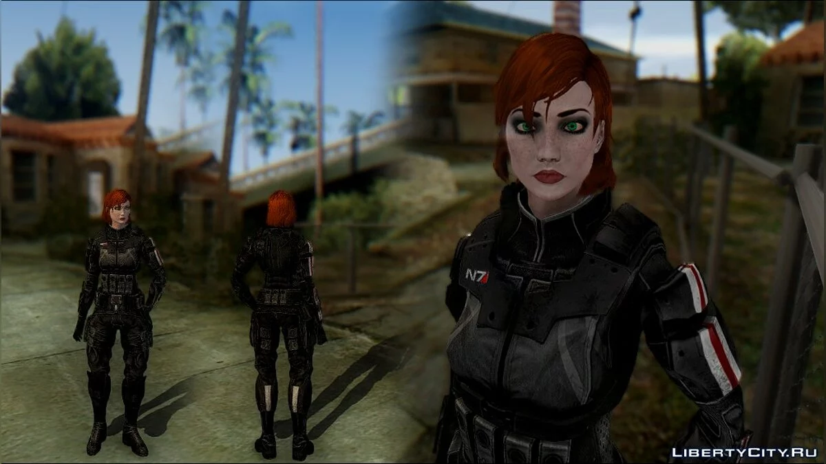 MASS EFFECT : Pack de skins Anna / GTA San Andreas