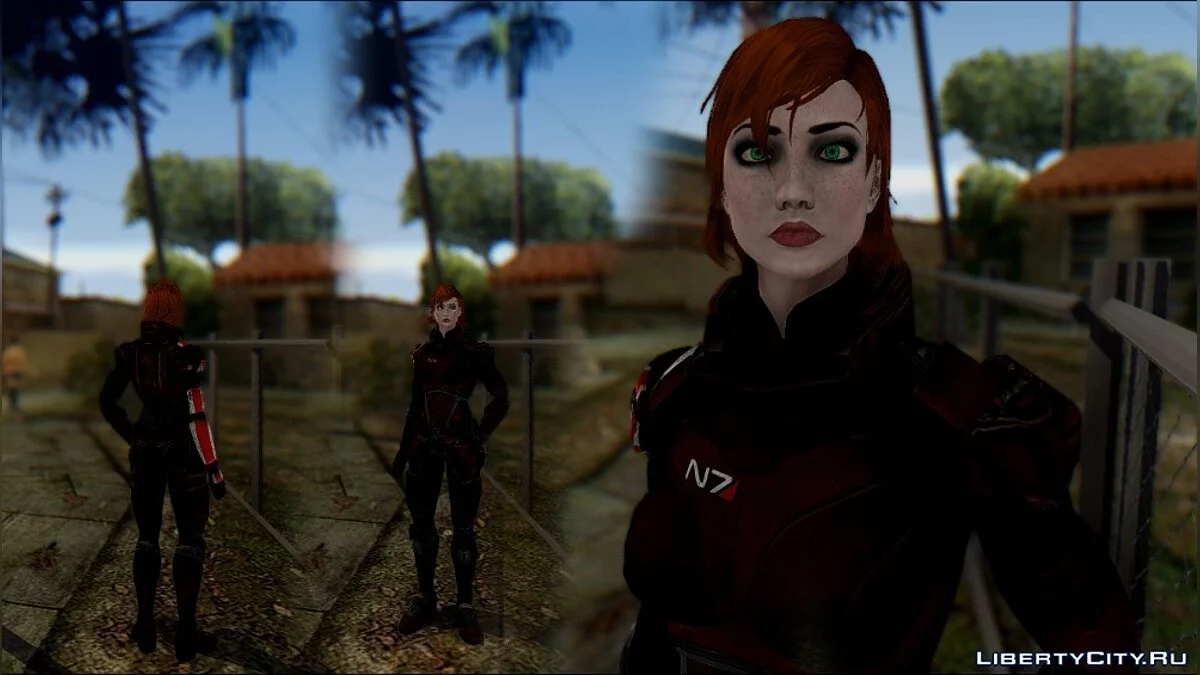 MASS EFFECT : Pack de skins Anna / GTA San Andreas