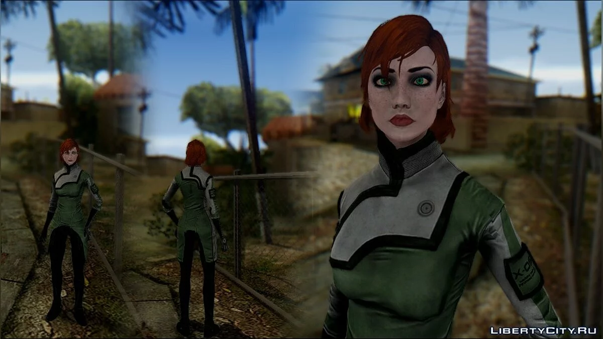 MASS EFFECT : Pack de skins Anna / GTA San Andreas