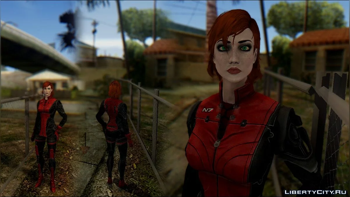MASS EFFECT : Pack de skins Anna / GTA San Andreas