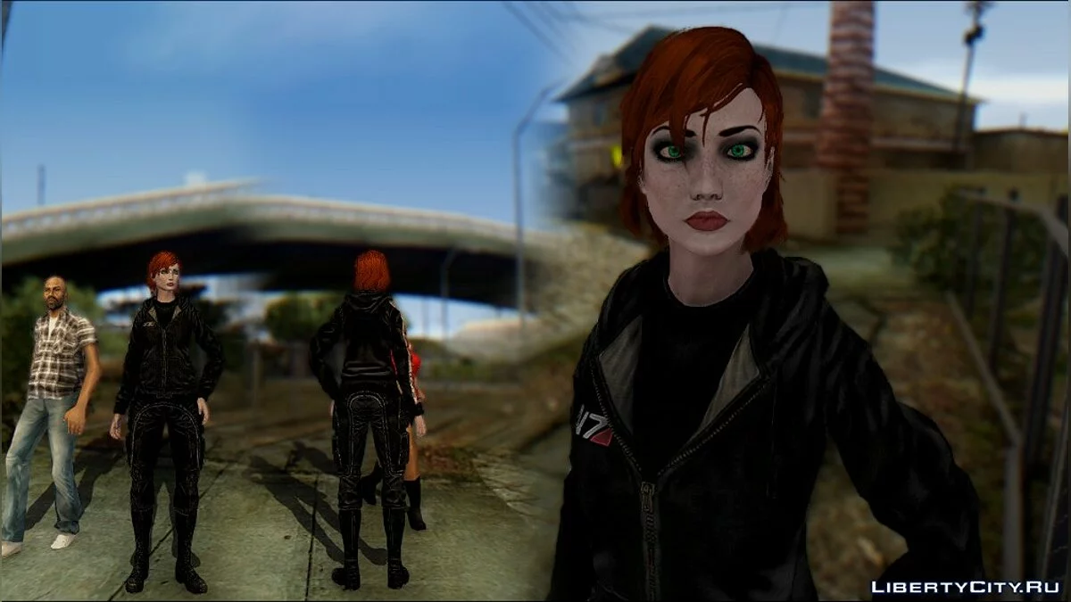 MASS EFFECT : Pack de skins Anna / GTA San Andreas
