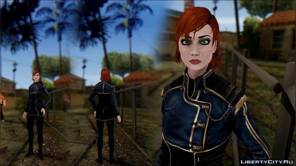MASS EFFECT : Pack de skins Anna / GTA San Andreas
