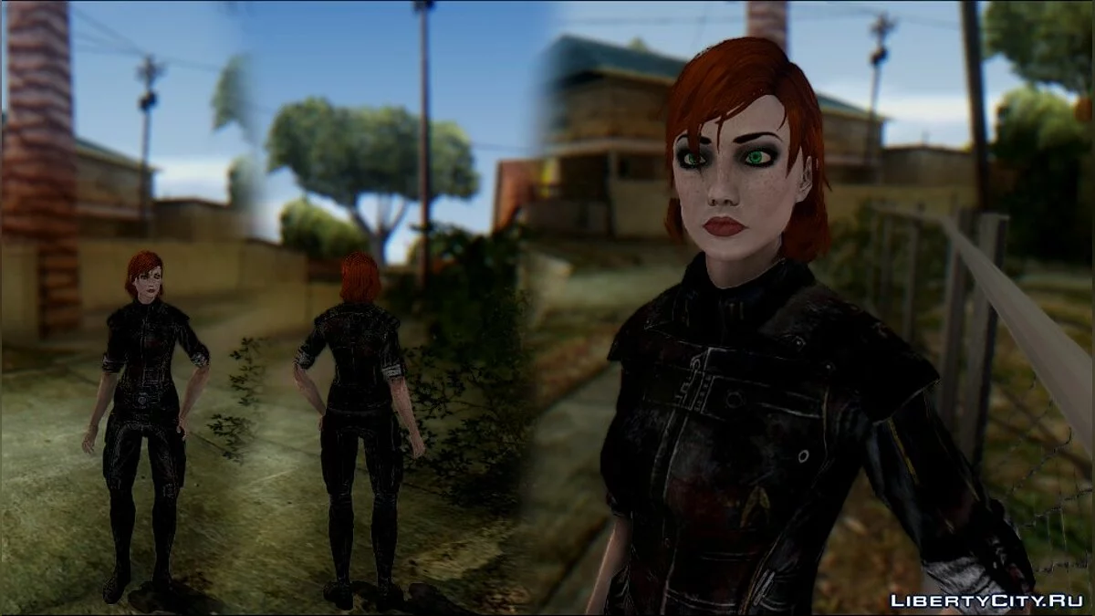 MASS EFFECT : Pack de skins Anna / GTA San Andreas