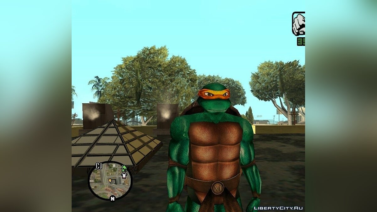 GTA 5 map looks like a Teenage Mutant Ninja Turtle