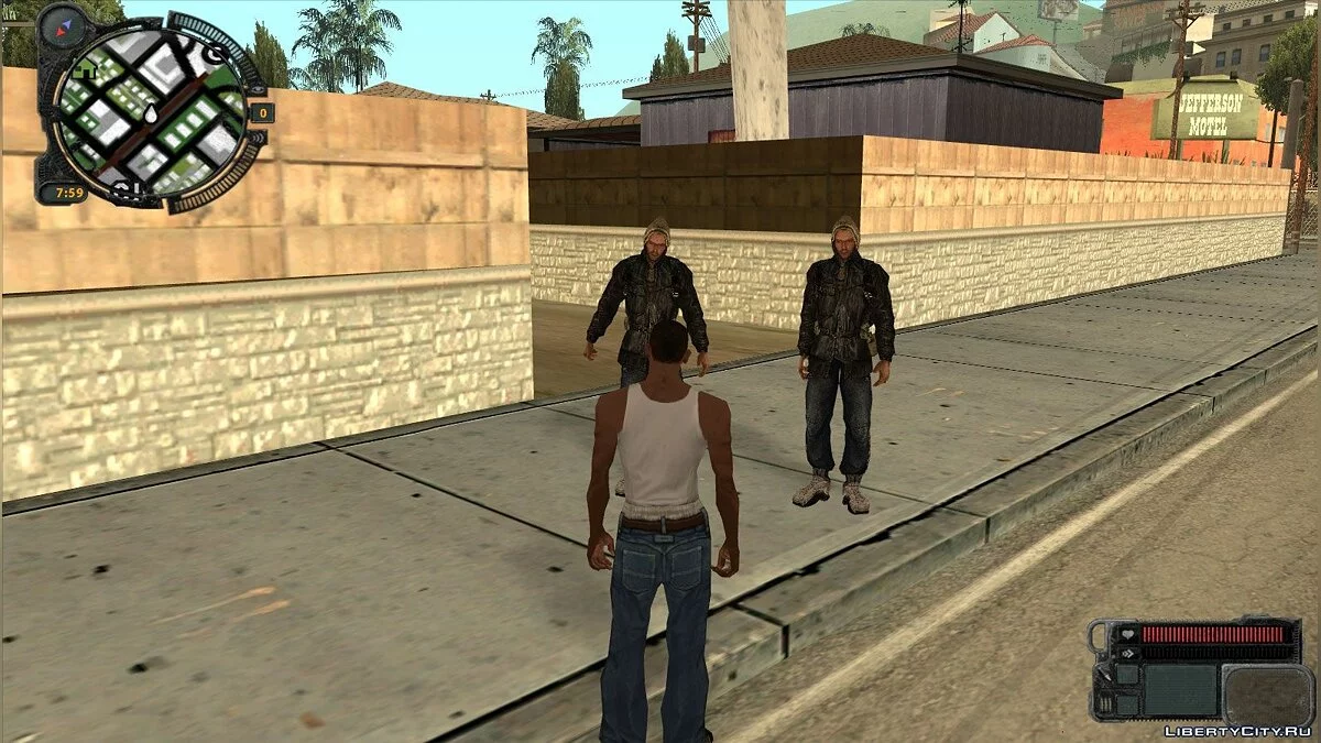 Paquete de bandidos S.T.A.L.K.E.R ТЧ / GTA San Andreas