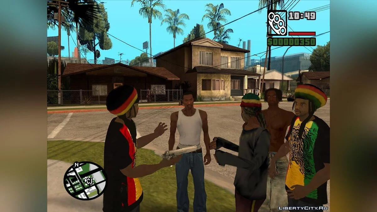 Банда Растаманов / GTA San Andreas