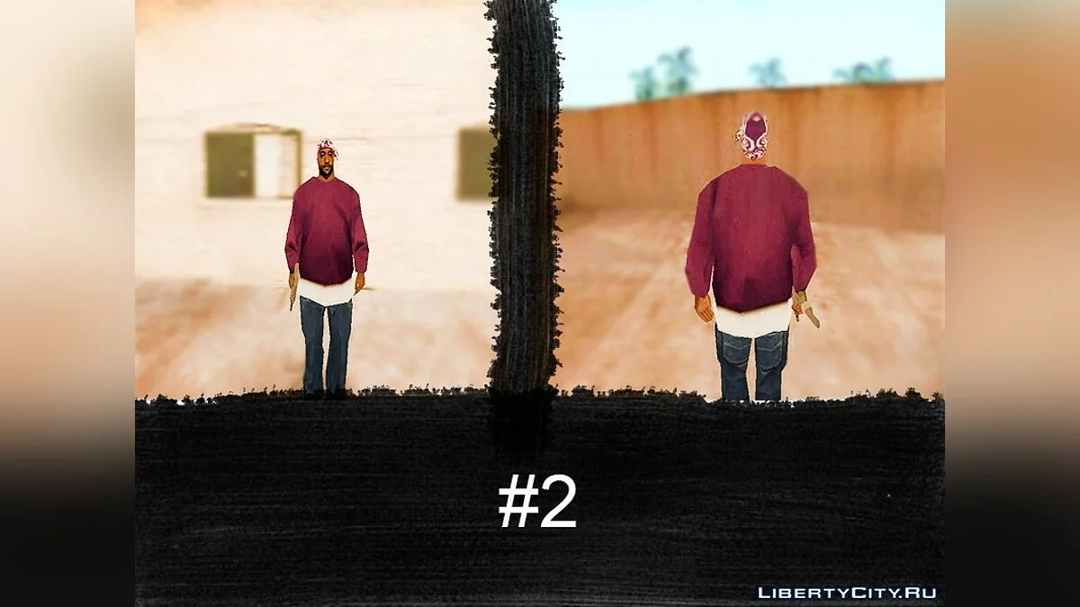 Nuevo paquete de Ballas. Skn Pack / GTA San Andreas