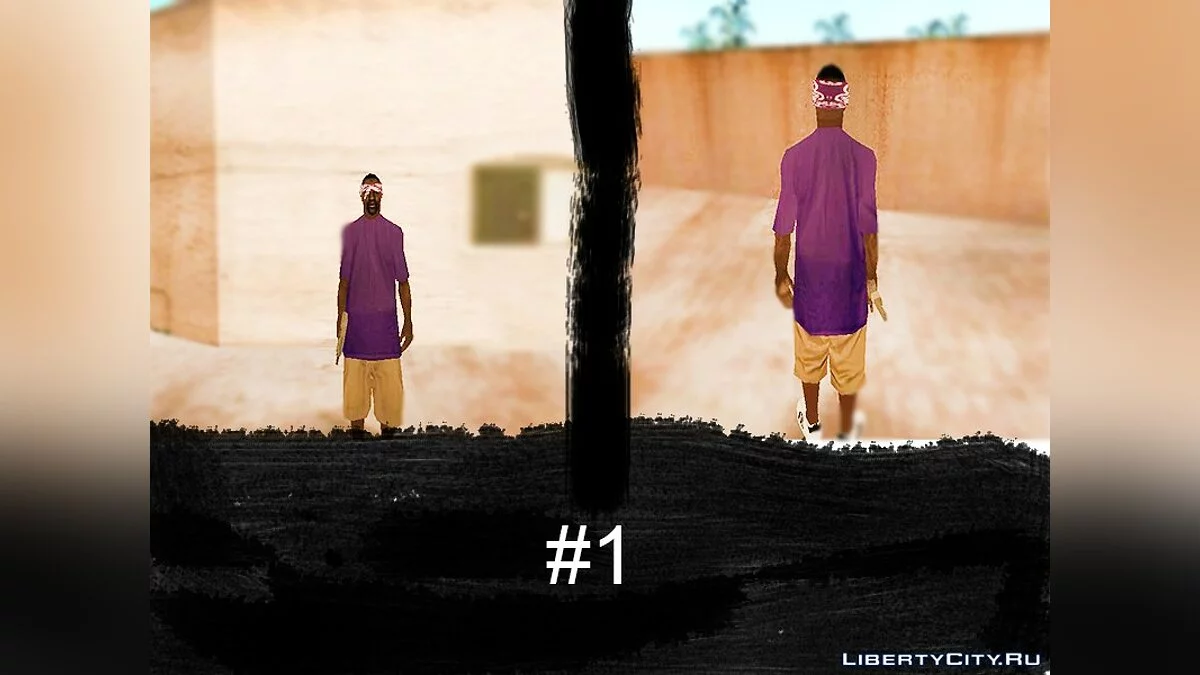 Nuevo paquete de Ballas. Skn Pack / GTA San Andreas
