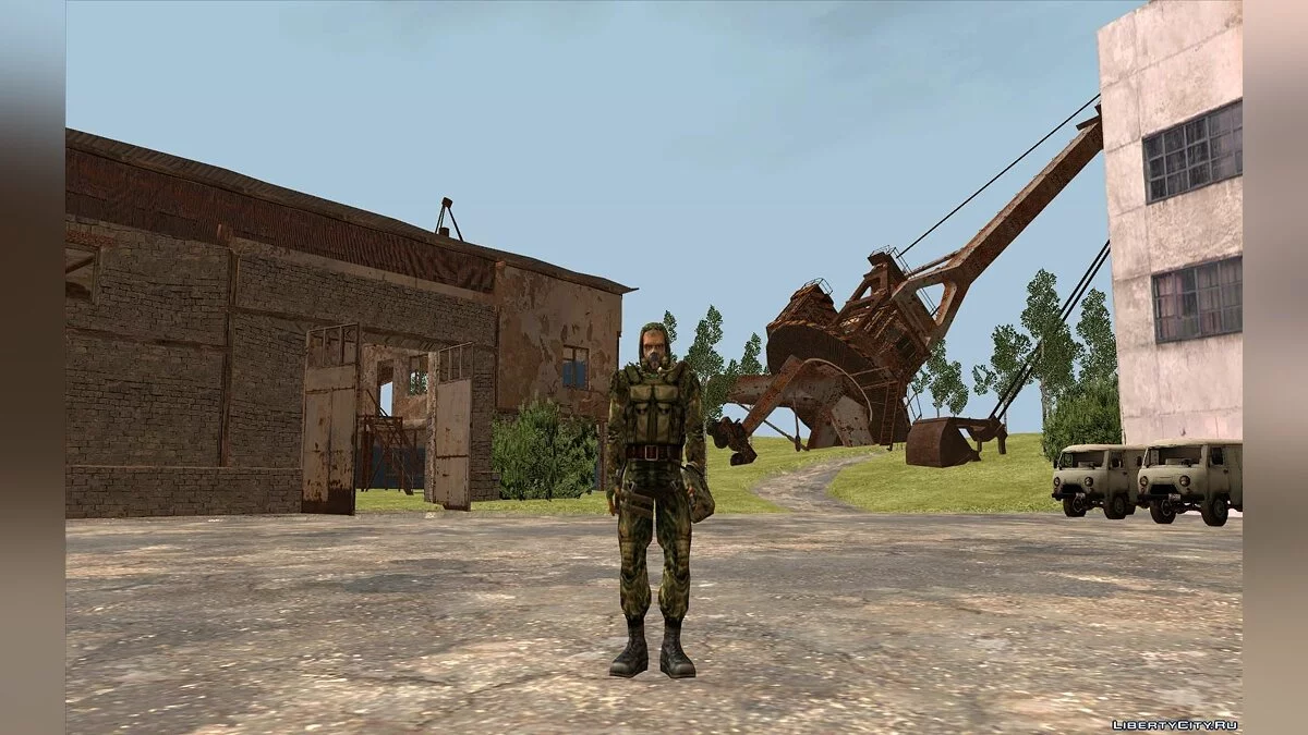 Наемник Шрам з S.T.A.L.K.E.R. / GTA San Andreas