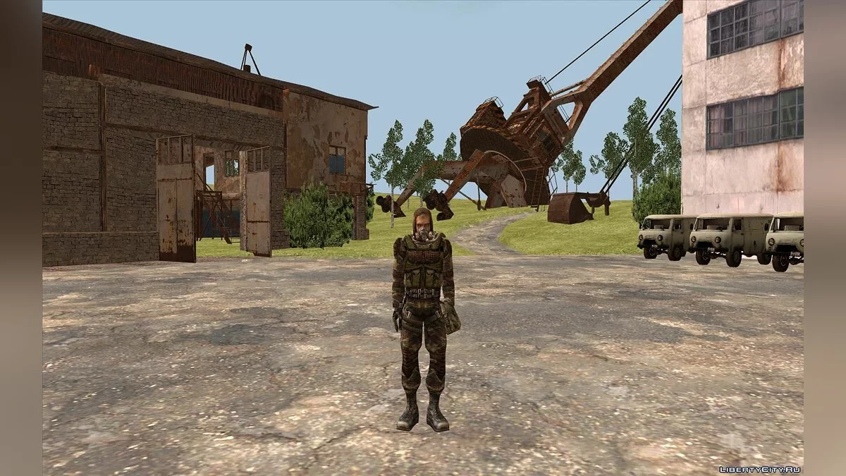 Наемник Шрам з S.T.A.L.K.E.R. / GTA San Andreas