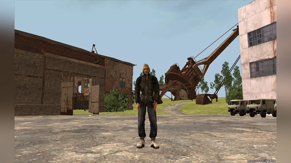 Наемник Шрам з S.T.A.L.K.E.R. / GTA San Andreas